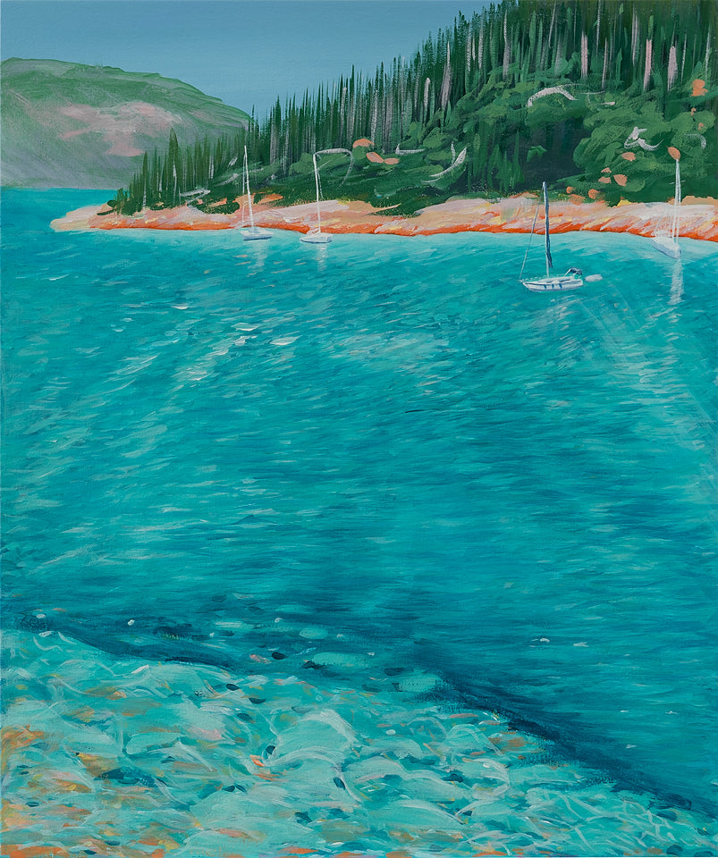 SOLD Greek Island Sailing (Original Art)