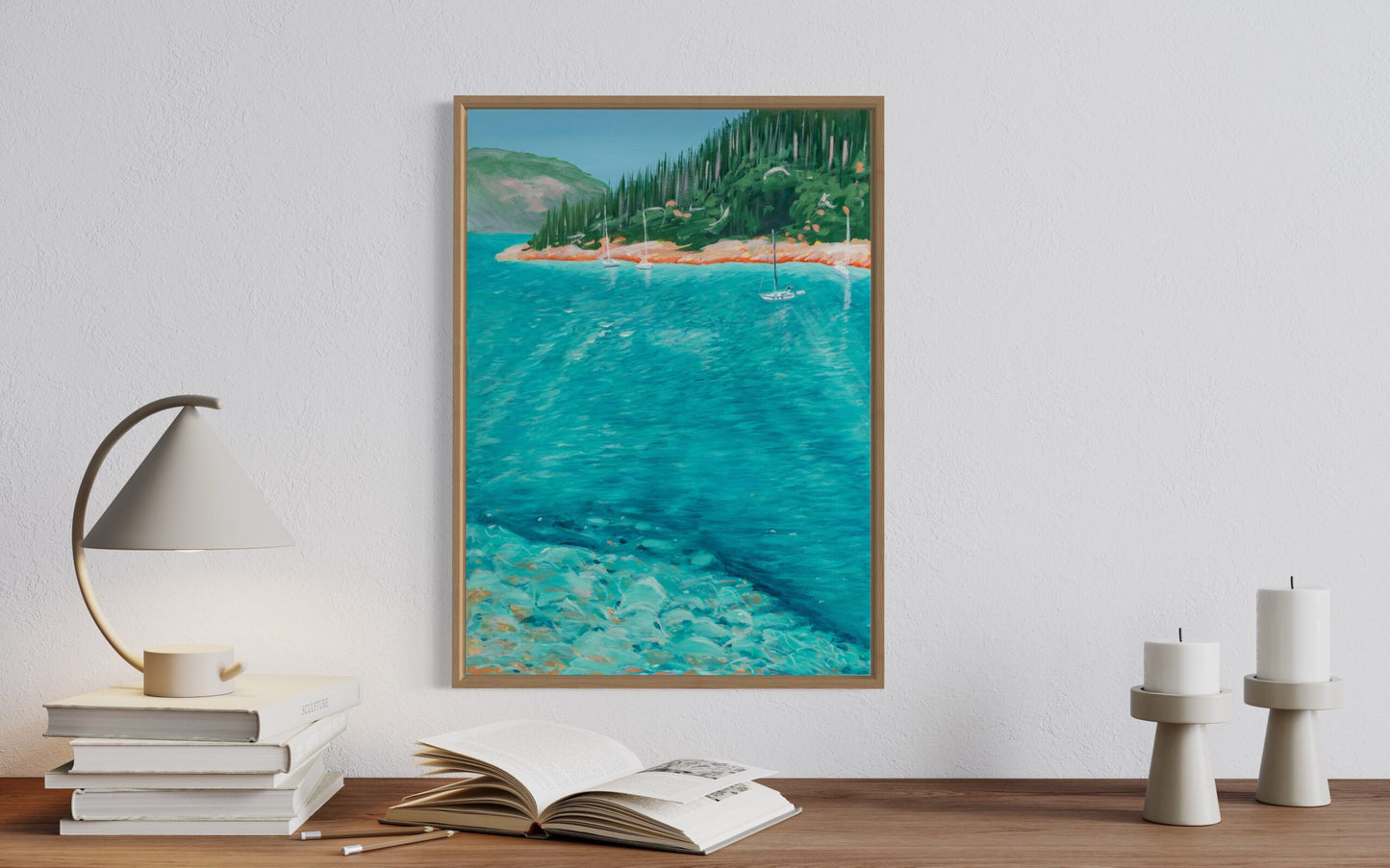 SOLD Greek Island Sailing (Original Art)