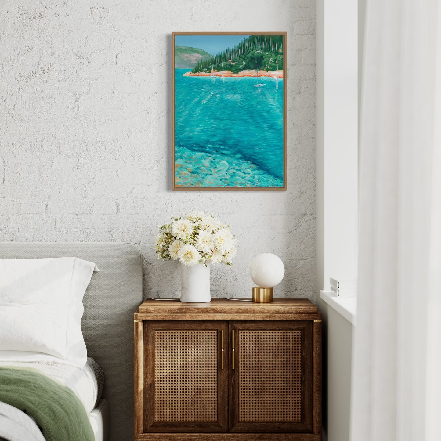 SOLD Greek Island Sailing (Original Art)