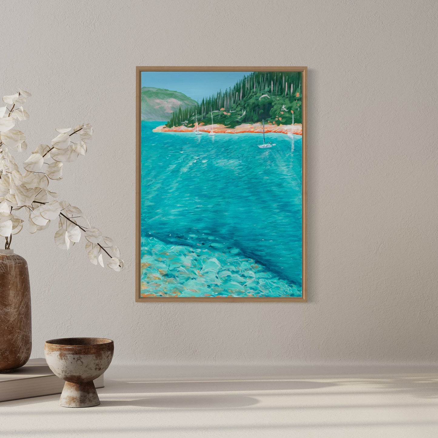 SOLD Greek Island Sailing (Original Art)