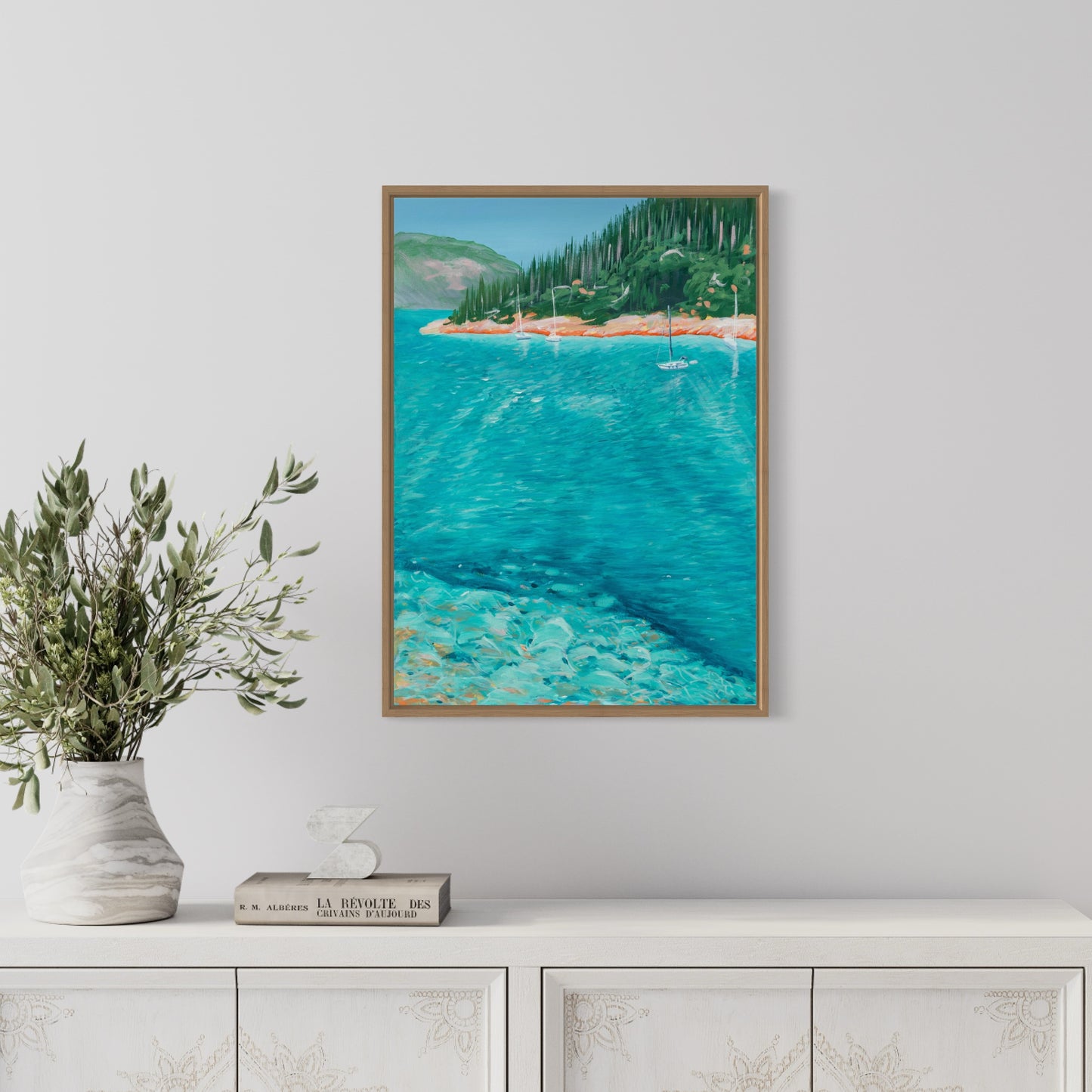 SOLD Greek Island Sailing (Original Art)