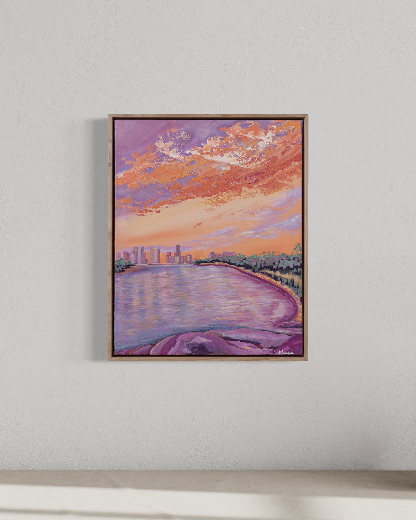 SOLD Kangaroo Point Sunset (Original Art)