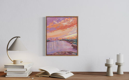 SOLD Kangaroo Point Sunset (Original Art)