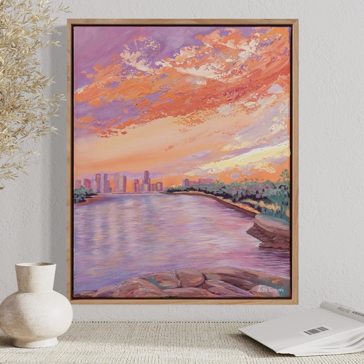 SOLD Kangaroo Point Sunset (Original Art)