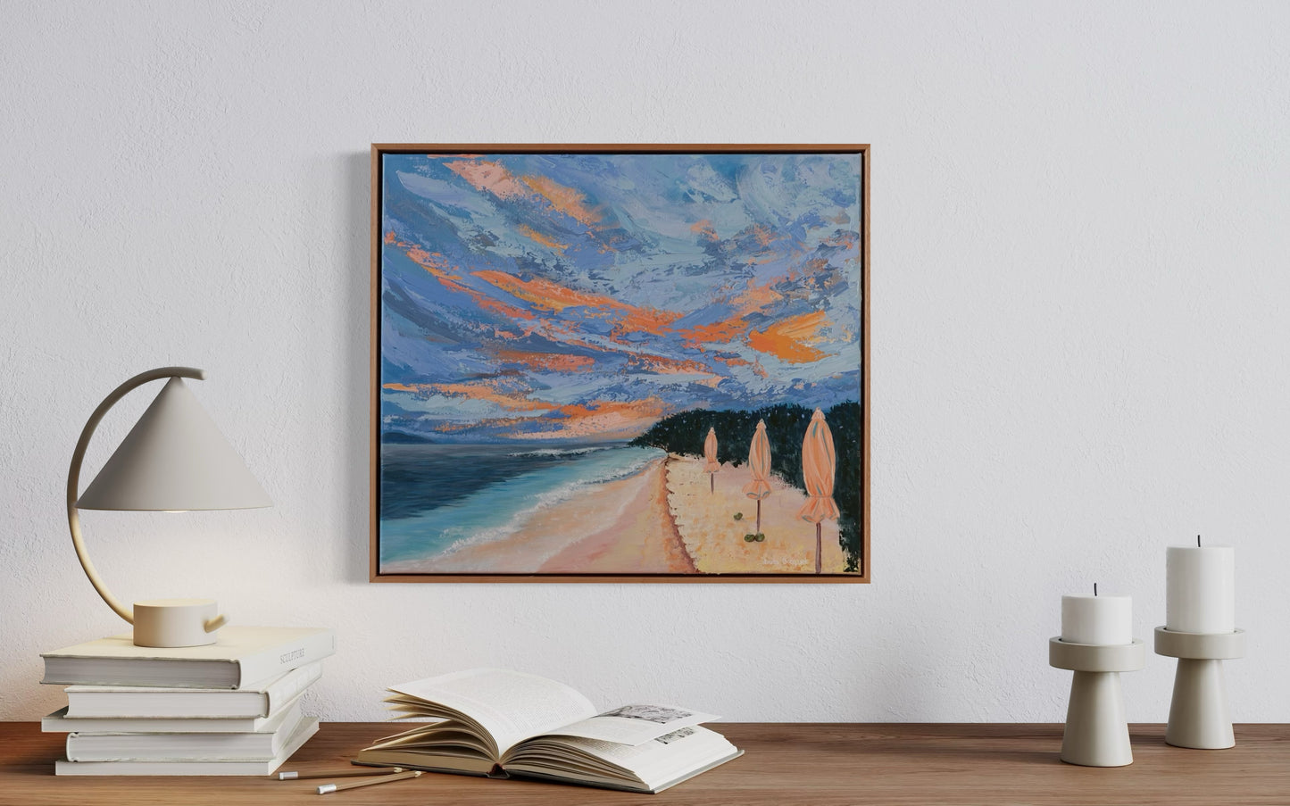 Stormy Summer Dusk - Gili T (Original Art)