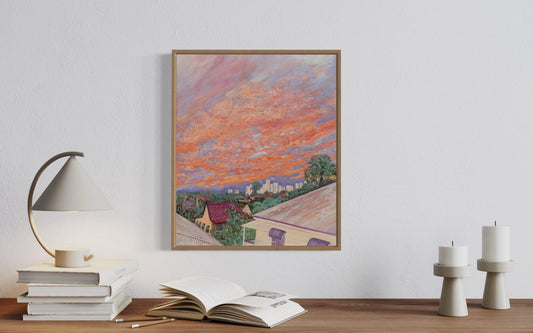 SOLD West End Rooftops I (Original Art)