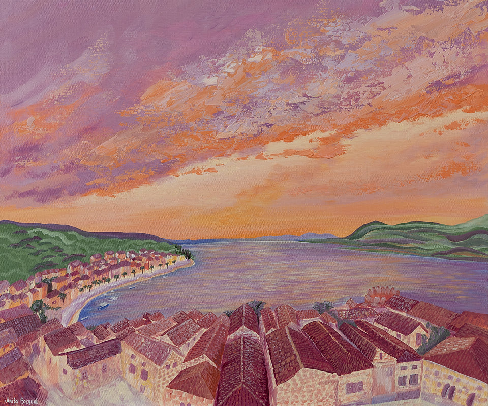 Korcula Sunset (Original Art)