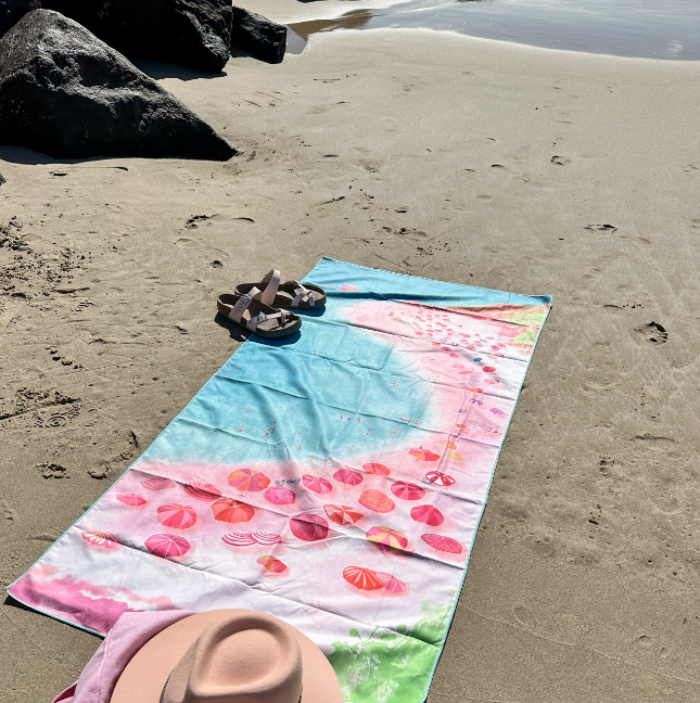 anitab art,travel towel, microfibre towel