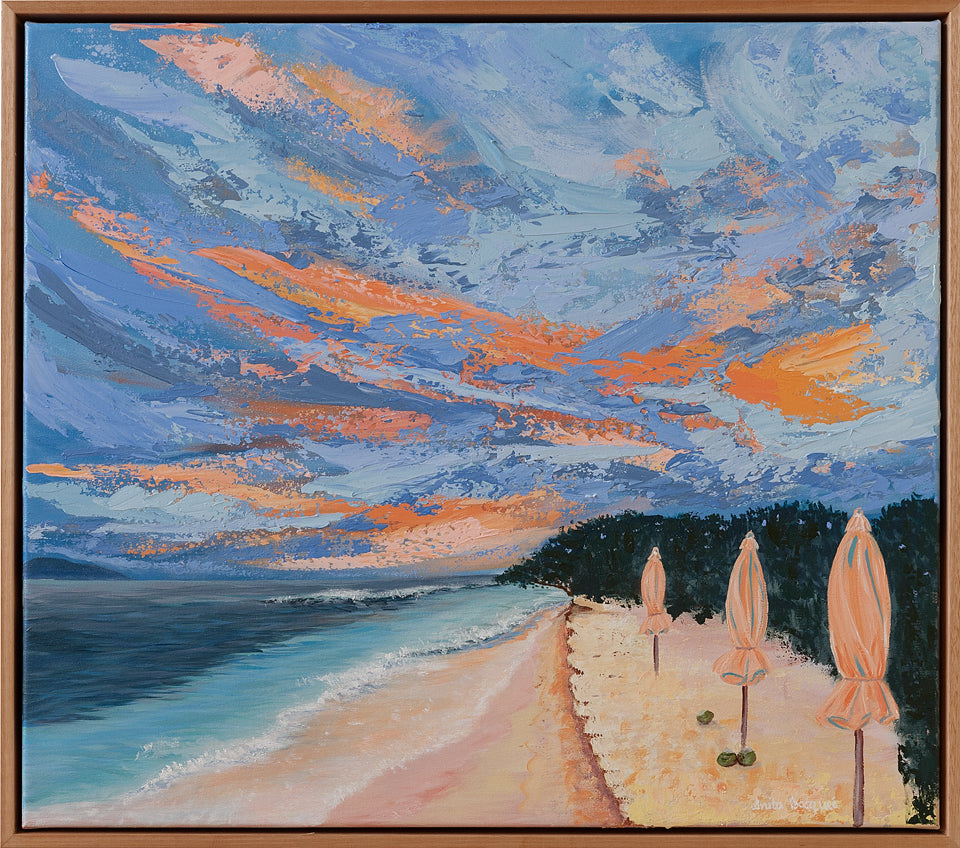 Stormy Summer Dusk - Gili T (Original Art)